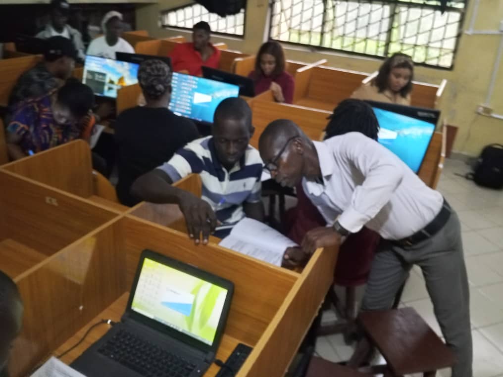 Students in the laboratory